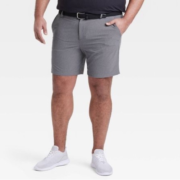 All In Motion Golf Shorts 8" - Heather Gray - Picture 4 of 8